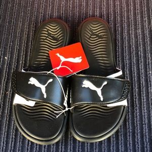 Puma sandals black/white